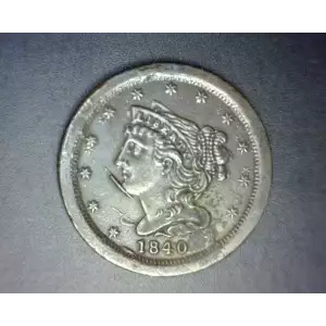 Braided Hair Half Cents (1840-57)