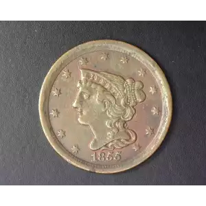 Braided Hair Half Cents (1840-57)
