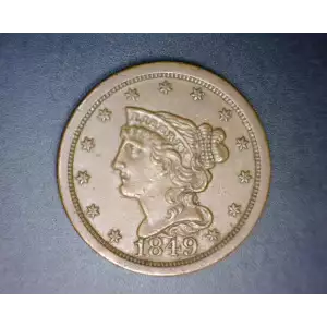 Braided Hair Half Cents (1840-57)
