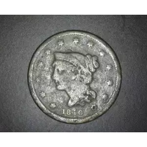 Large Cents - Braided Hair Cent (1839-1857) (2)