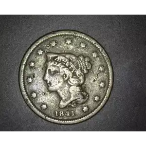 Large Cents - Braided Hair Cent (1839-1857) (2)