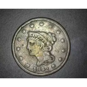 Large Cents - Braided Hair Cent (1839-1857)
