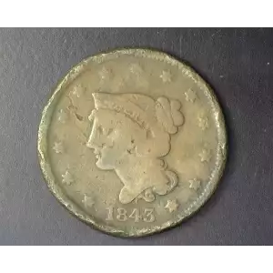 Large Cents - Braided Hair Cent (1839-1857)