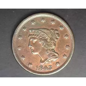 Large Cents - Braided Hair Cent (1839-1857) (2)