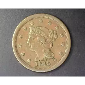 Large Cents - Braided Hair Cent (1839-1857)