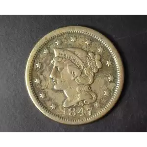 Large Cents - Braided Hair Cent (1839-1857) (2)