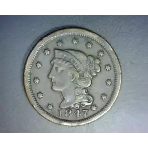 Large Cents - Braided Hair Cent (1839-1857)