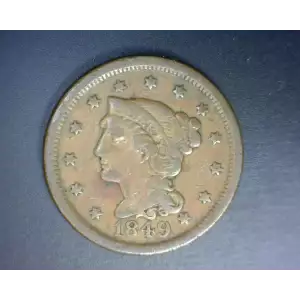 Large Cents - Braided Hair Cent (1839-1857)