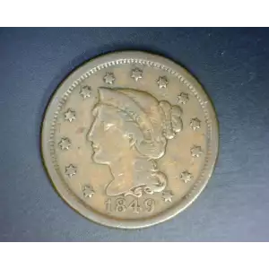 Large Cents - Braided Hair Cent (1839-1857)