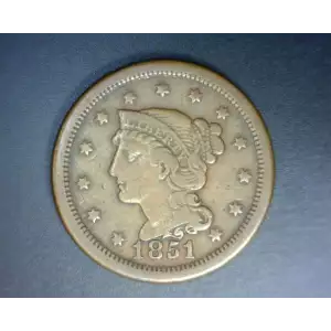 Large Cents - Braided Hair Cent (1839-1857)