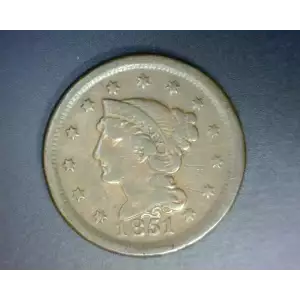 Large Cents - Braided Hair Cent (1839-1857)