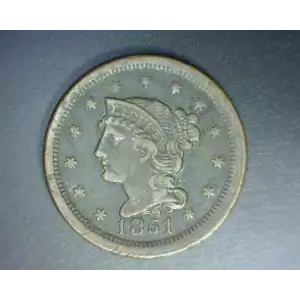 Large Cents - Braided Hair Cent (1839-1857)