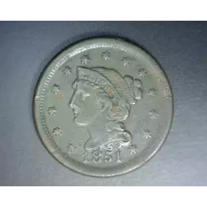 Large Cents - Braided Hair Cent (1839-1857)