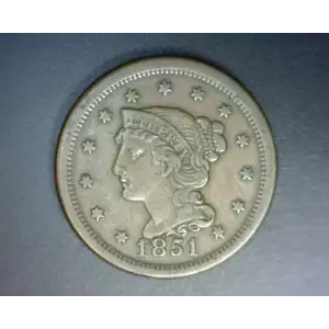 Large Cents - Braided Hair Cent (1839-1857)