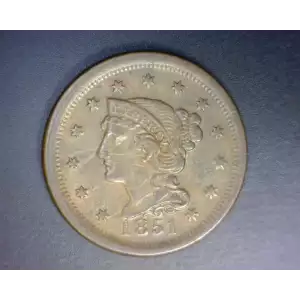 Large Cents - Braided Hair Cent (1839-1857)