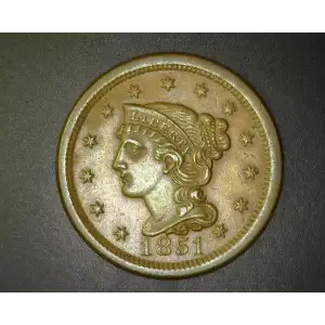 Large Cents - Braided Hair Cent (1839-1857)