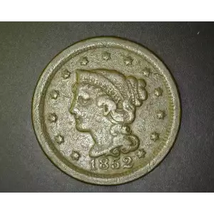 Large Cents - Braided Hair Cent (1839-1857) (2)