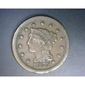 Large Cents - Braided Hair Cent (1839-1857)