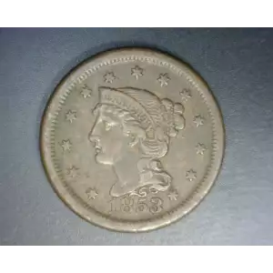 Large Cents - Braided Hair Cent (1839-1857)