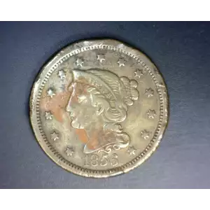Large Cents - Braided Hair Cent (1839-1857) (2)