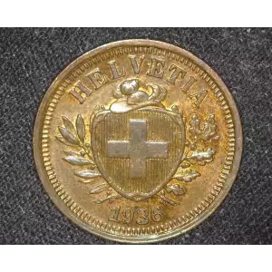 SWITZERLAND Bronze 2 RAPPEN