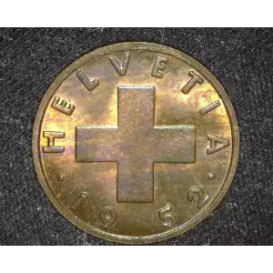 SWITZERLAND Bronze RAPPEN