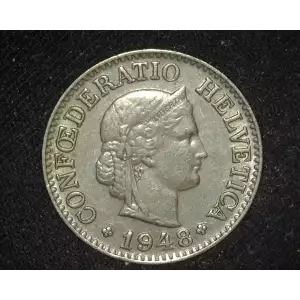 SWITZERLAND Copper-Nickel 10 RAPPEN