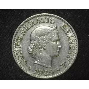 SWITZERLAND Nickel 10 RAPPEN