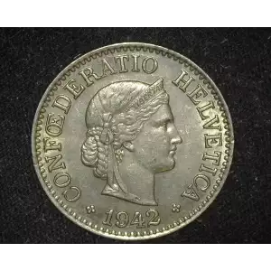 SWITZERLAND Nickel 10 RAPPEN