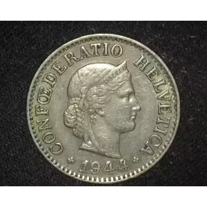 SWITZERLAND Nickel 10 RAPPEN