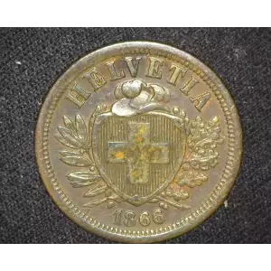 SWITZERLAND Silver 2 FRANCS