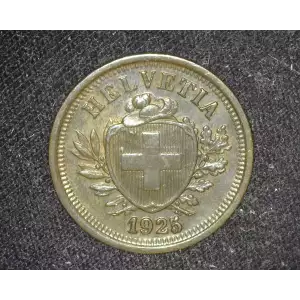 SWITZERLAND Silver 2 FRANCS