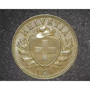 SWITZERLAND Silver 2 FRANCS