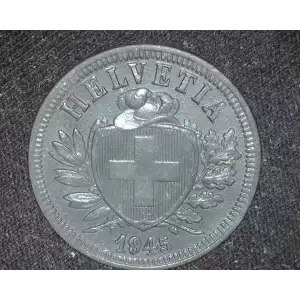 SWITZERLAND Zinc 2 RAPPEN